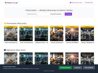 Praca Łowicz screenshot preview