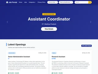 Shreeji Fintech Job Portal screenshot preview Shreeji Fintech Job Portal screenshot preview