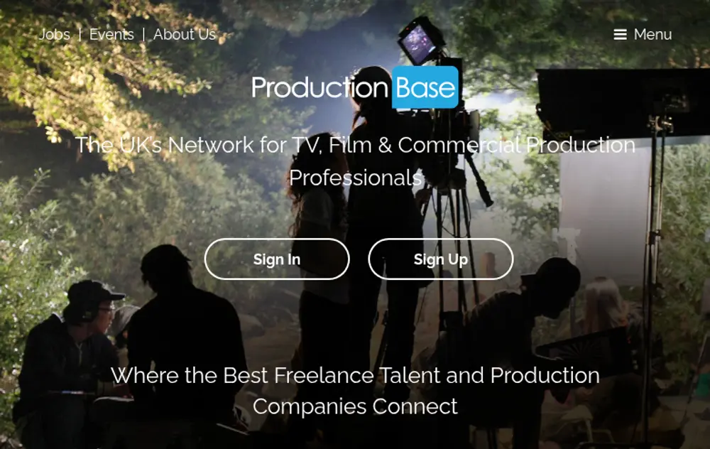 ProductionBase screenshot ProductionBase website screenshot