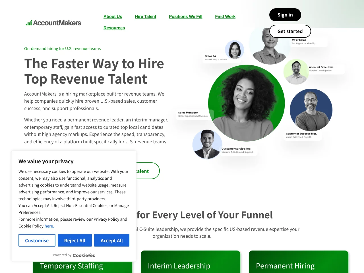 AccountMakers website screenshot