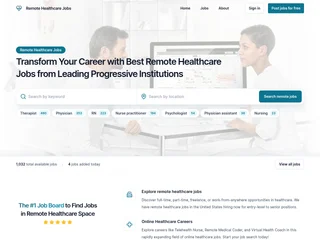 Remote Healthcare Jobs screenshot preview