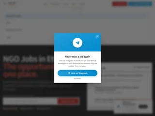 NGO Jobs Ethiopia screenshot preview