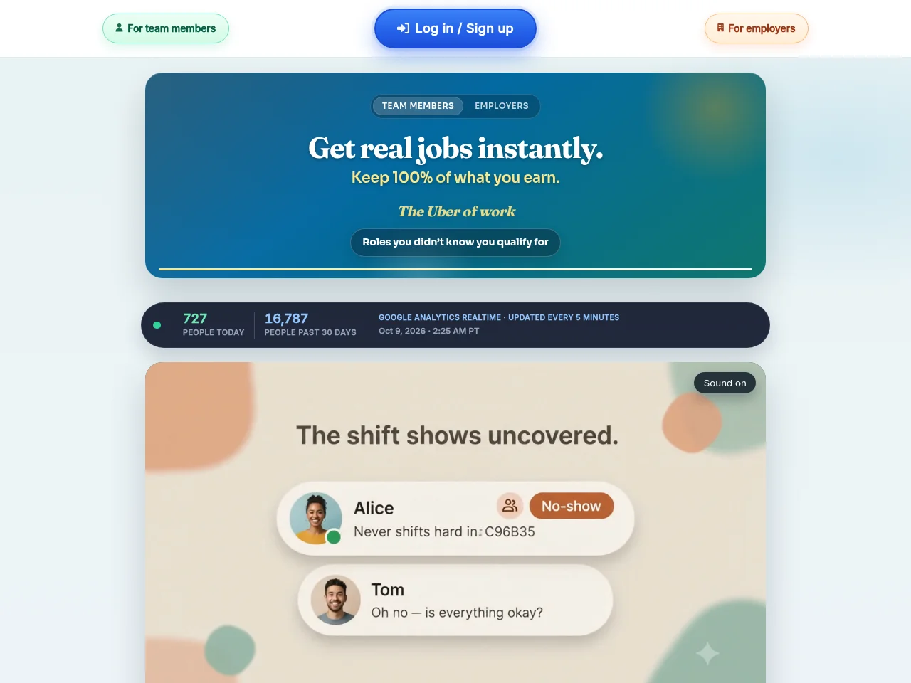 I Can Work On website screenshot