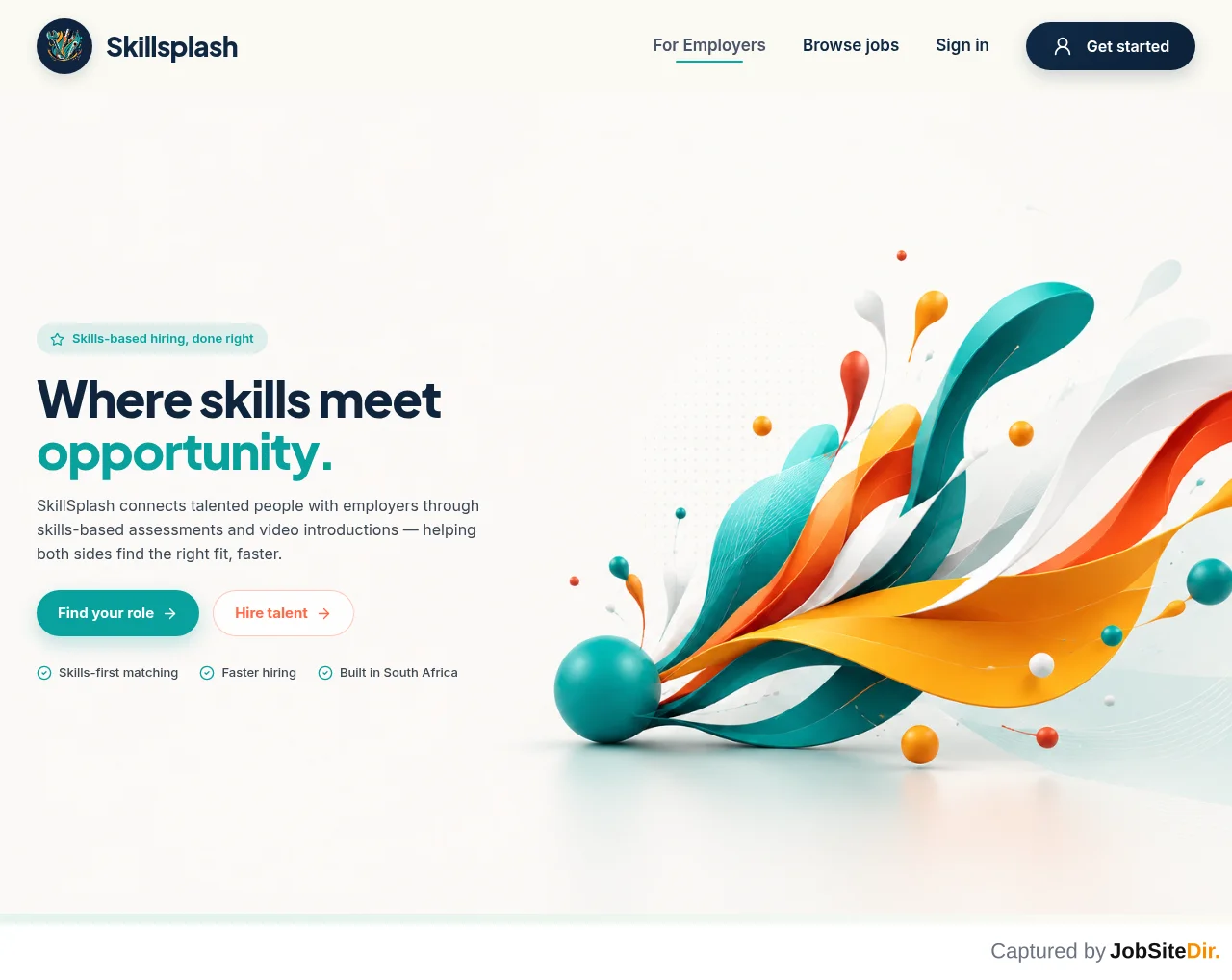 SkillSplash screenshot SkillSplash website screenshot