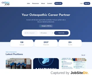 OsteoJob screenshot preview