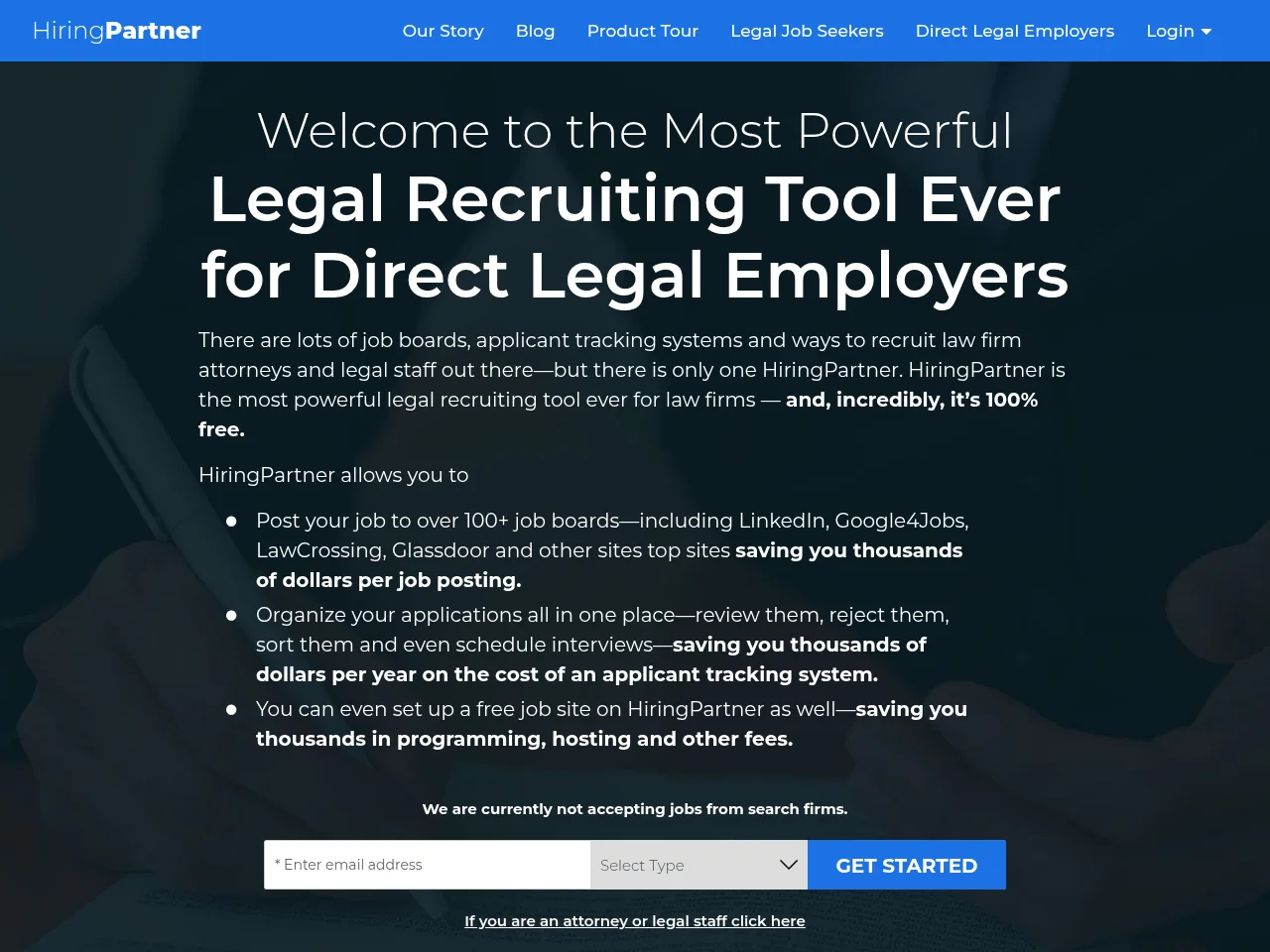 HiringPartner screenshot HiringPartner website screenshot