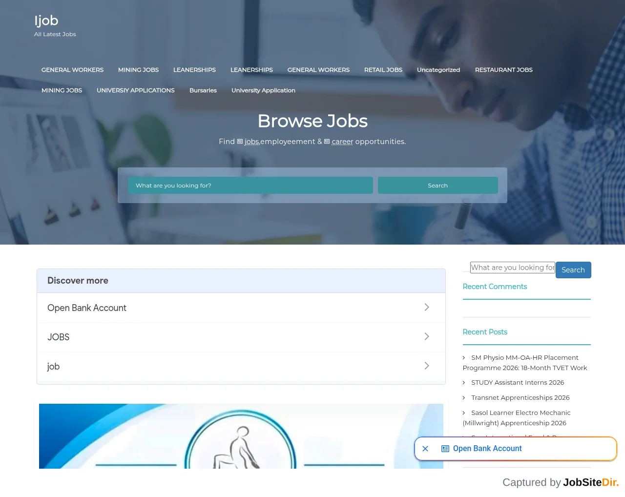 Ijob screenshot Ijob website screenshot