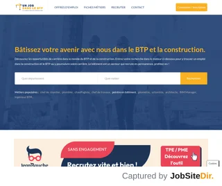 Un job dans le BTP screenshot preview Un job dans le BTP screenshot preview