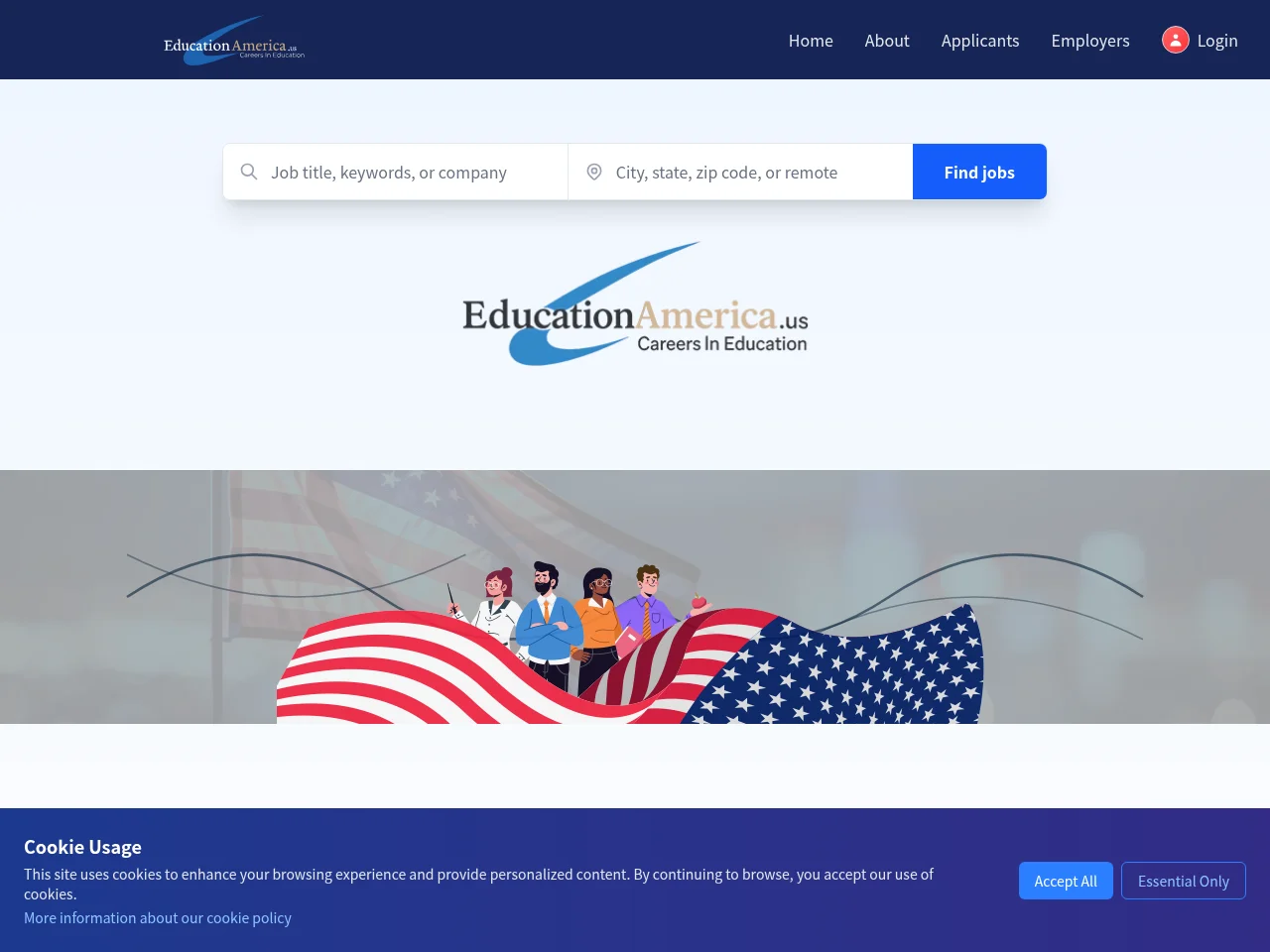 Education America Network website screenshot