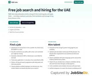 RQM Jobs platform preview RQM Jobs platform preview