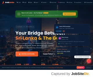 ArabLanka platform preview ArabLanka platform preview