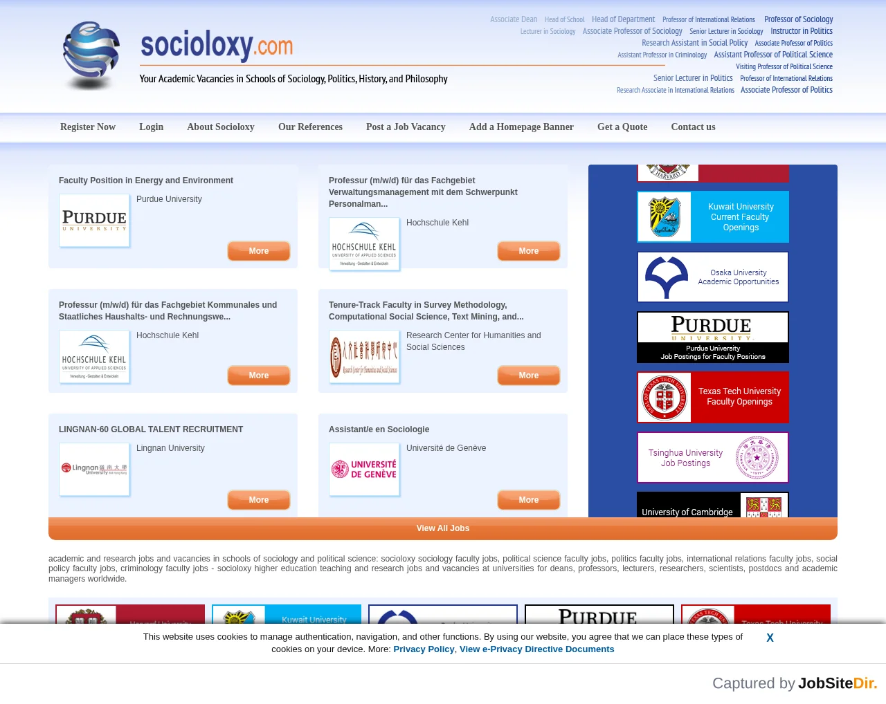 Socioloxy website screenshot