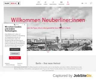 Talent Berlin screenshot preview