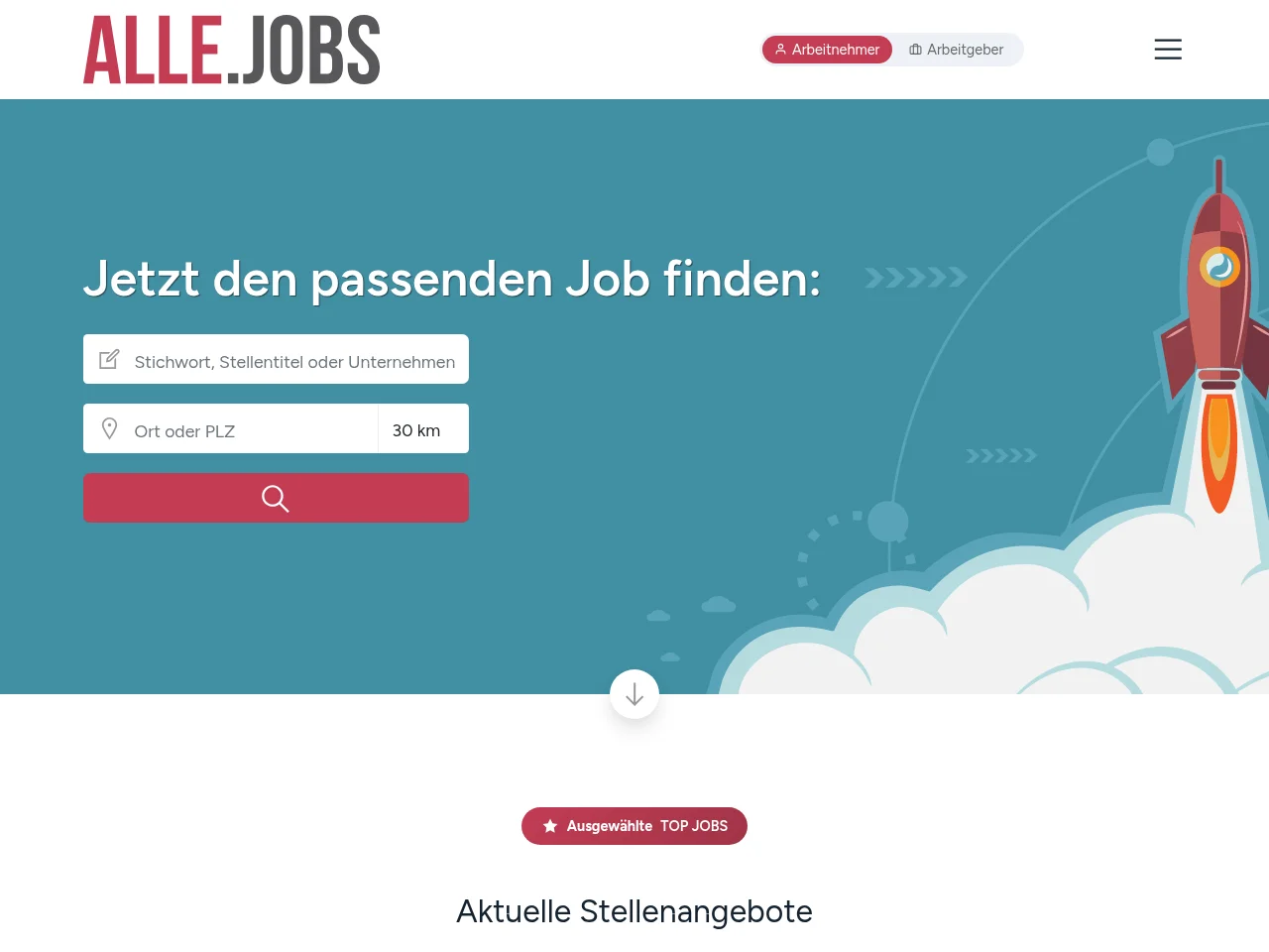 ALLE website screenshot