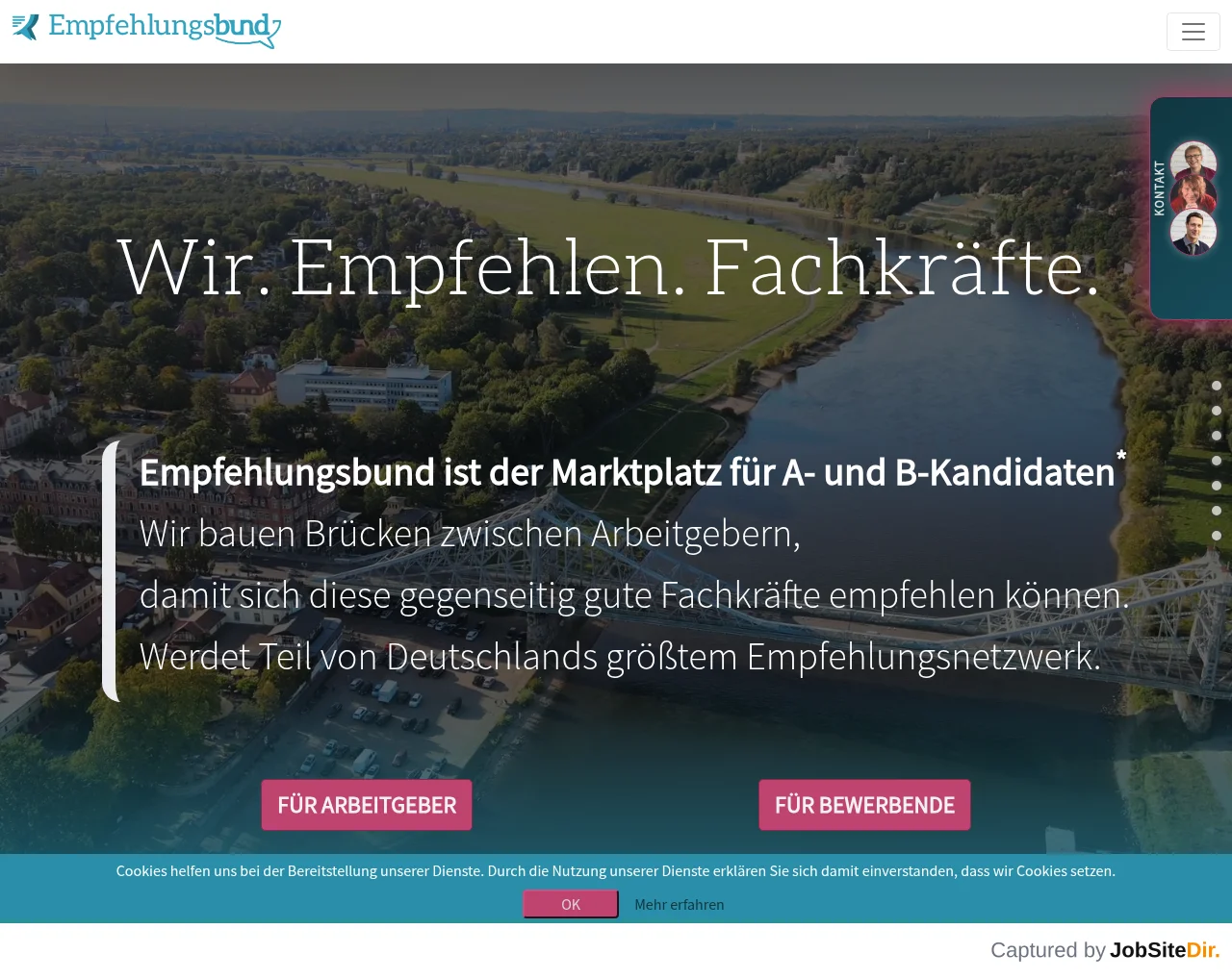 Empfehlungsbund screenshot Empfehlungsbund website screenshot