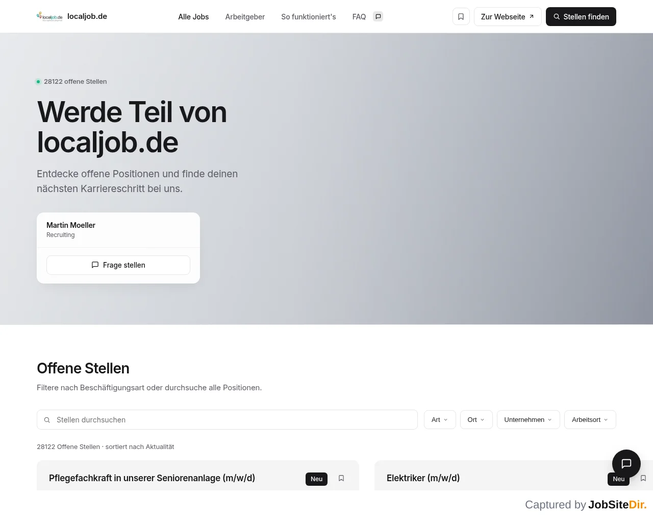 localjob screenshot localjob website screenshot