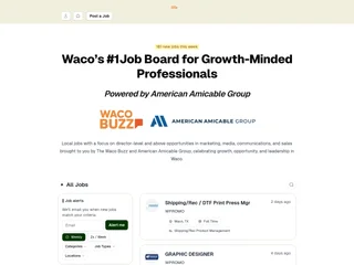 The Waco Buzz Jobs screenshot preview The Waco Buzz Jobs screenshot preview