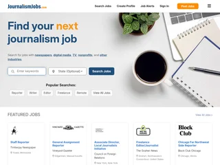 JournalismJobs screenshot preview JournalismJobs screenshot preview