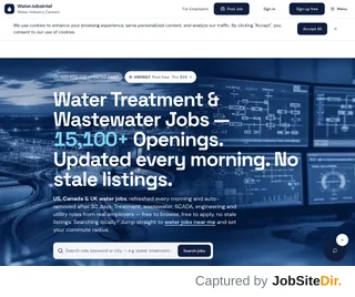 WaterJobsIntel screenshot preview WaterJobsIntel screenshot preview