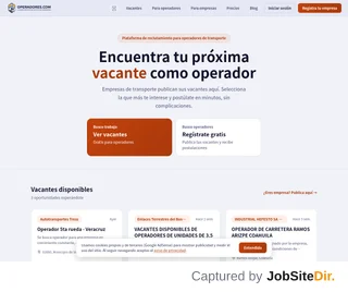 Operadores screenshot preview Operadores screenshot preview