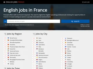 English Jobs France screenshot preview