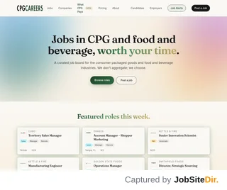 CPG Careers screenshot preview