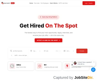Hire On The Spot screenshot preview