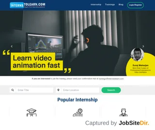 Interns To Learn screenshot preview