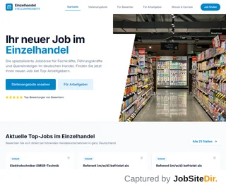 Einzelhandel Stellenangebote screenshot preview Einzelhandel Stellenangebote screenshot preview