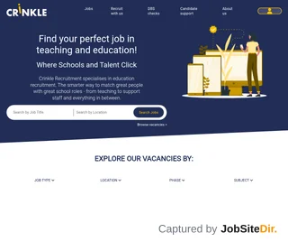 Crinkle Recruitment screenshot preview Crinkle Recruitment screenshot preview