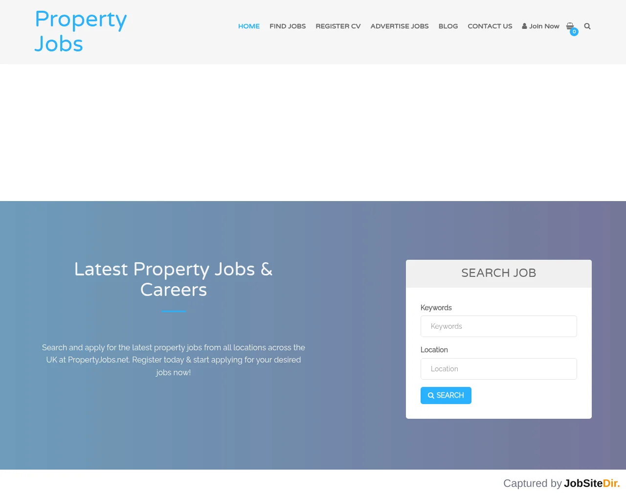 Property Jobs screenshot Property Jobs website screenshot