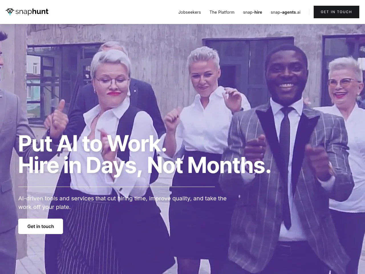 Snaphunt website screenshot