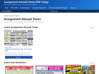 Assignment Abroad Times platform preview