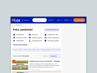 Hyperinzerce Práce screenshot preview Hyperinzerce Práce screenshot preview
