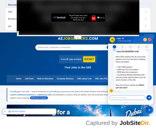 AEJobSeekers platform preview AEJobSeekers platform preview