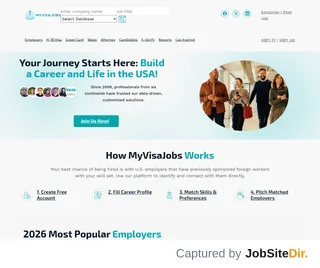 MyVisaJobs screenshot preview MyVisaJobs screenshot preview