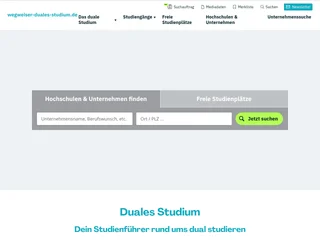 Wegweiser Duales Studium screenshot preview
