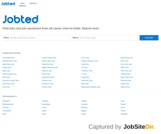 Jobted screenshot preview