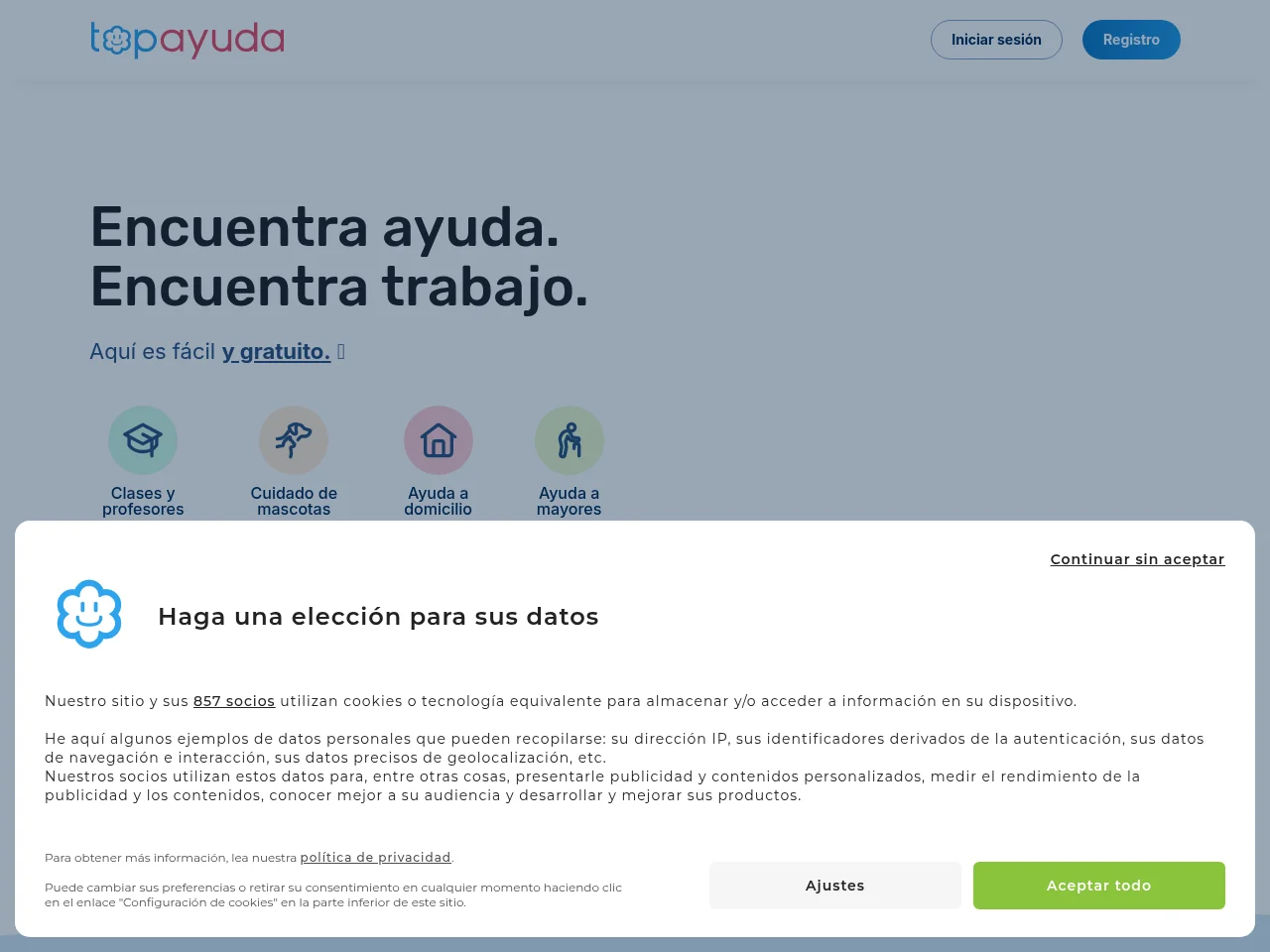 Topayuda website screenshot