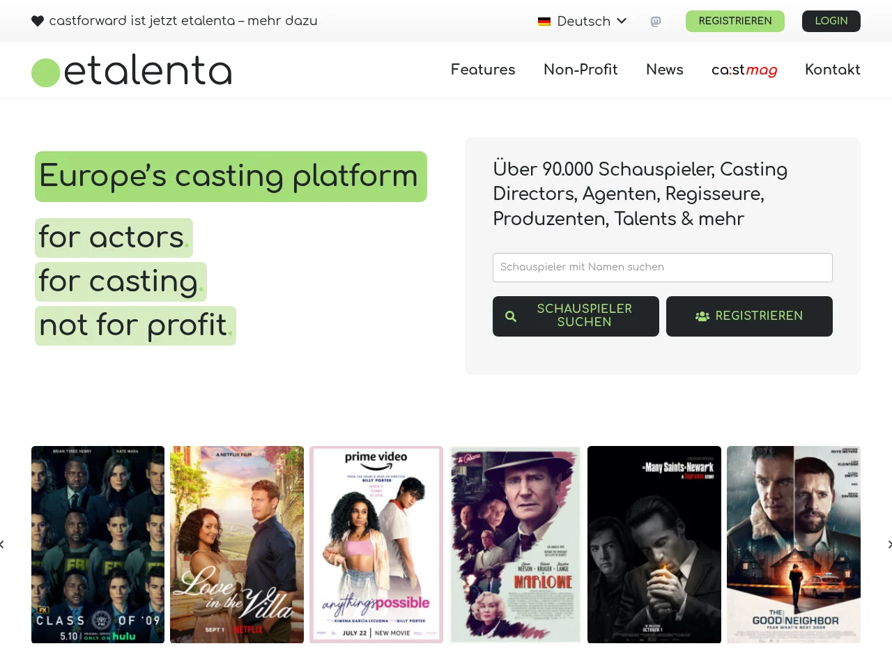 etalenta website screenshot