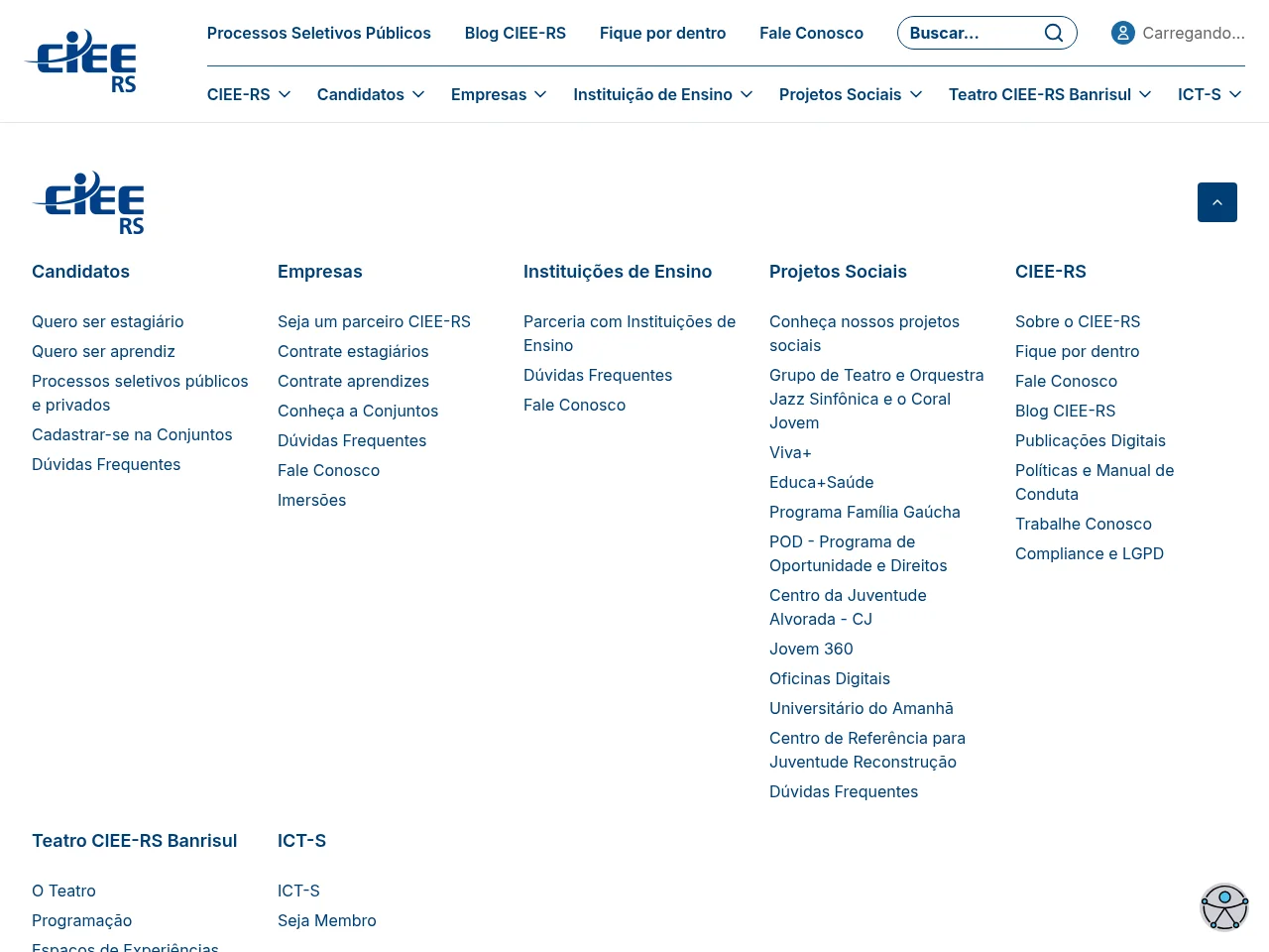 CIEE RS screenshot CIEE RS website screenshot