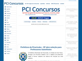 PCI Concursos screenshot preview