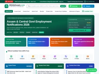 AllJobAssam screenshot preview