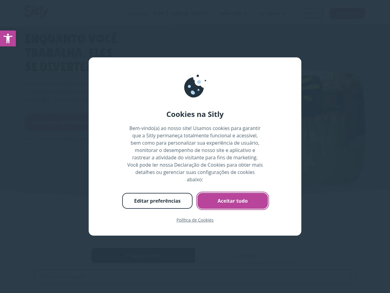 Sitly screenshot Sitly website screenshot