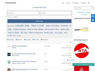 Live UAE Jobs screenshot preview