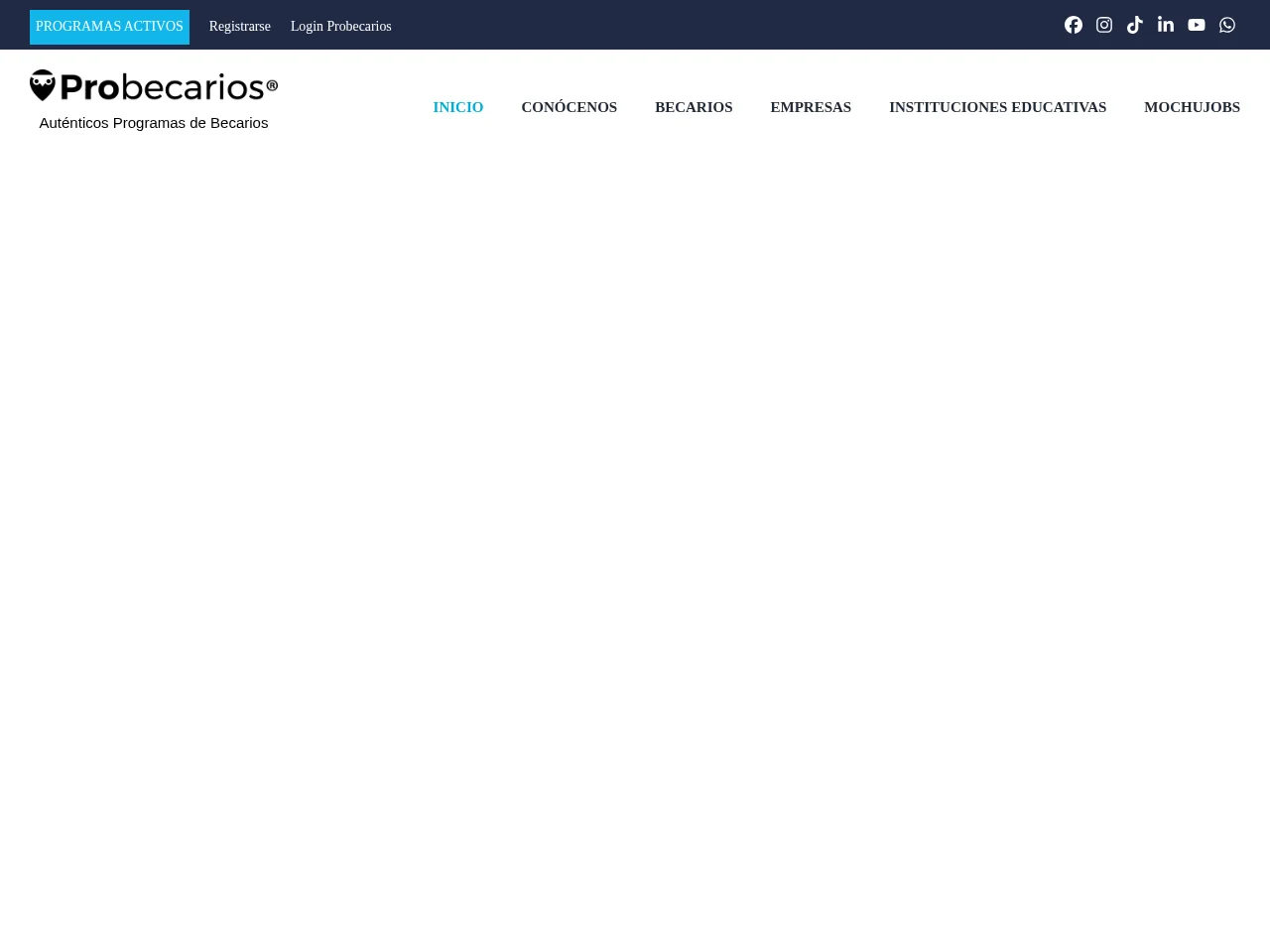Probecarios website screenshot