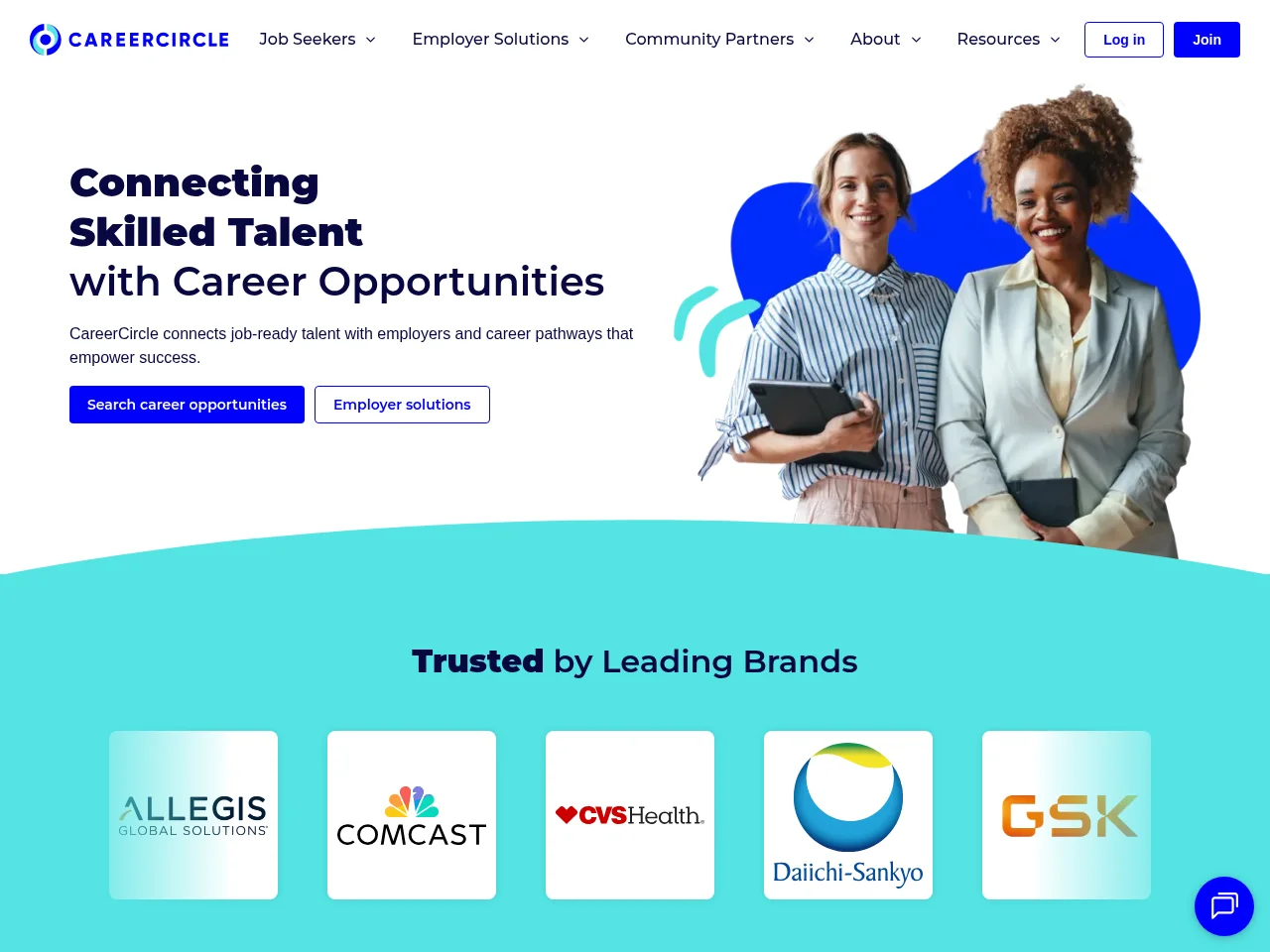 CareerCircle website screenshot
