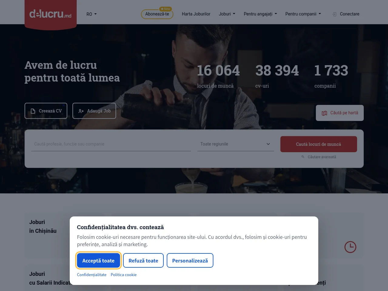 Delucru website screenshot
