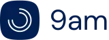 9am logo 9am logo