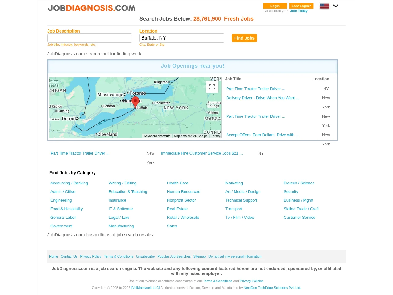 JobDiagnosis screenshot JobDiagnosis website screenshot